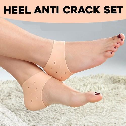 Silicone Heel Anti-Crack Set for Men and Women (Free Size) - 2 Pieces